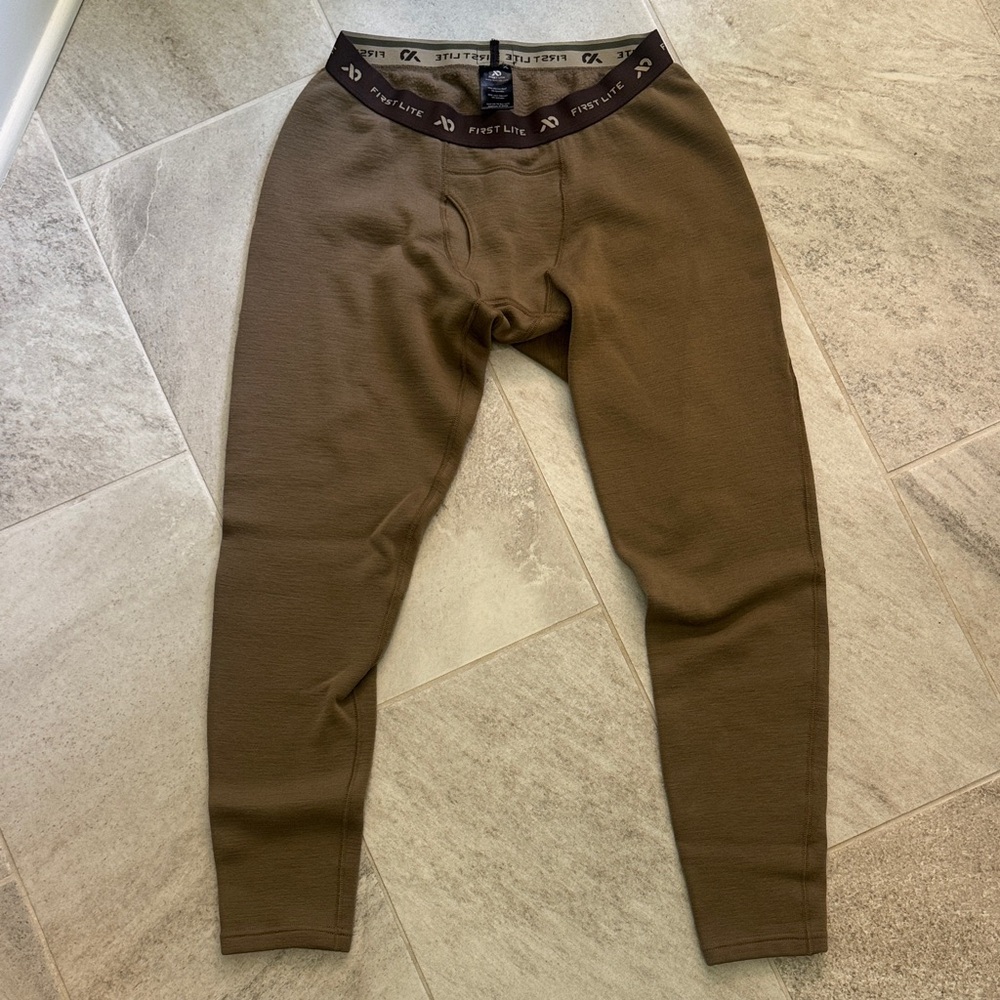 First Lite Furnace Brown Merino Long John